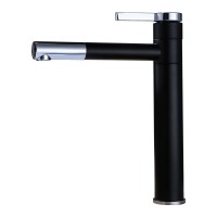 Single Hole Single Handle Copper Bathroom Basin Taps Black Kitchen Faucets